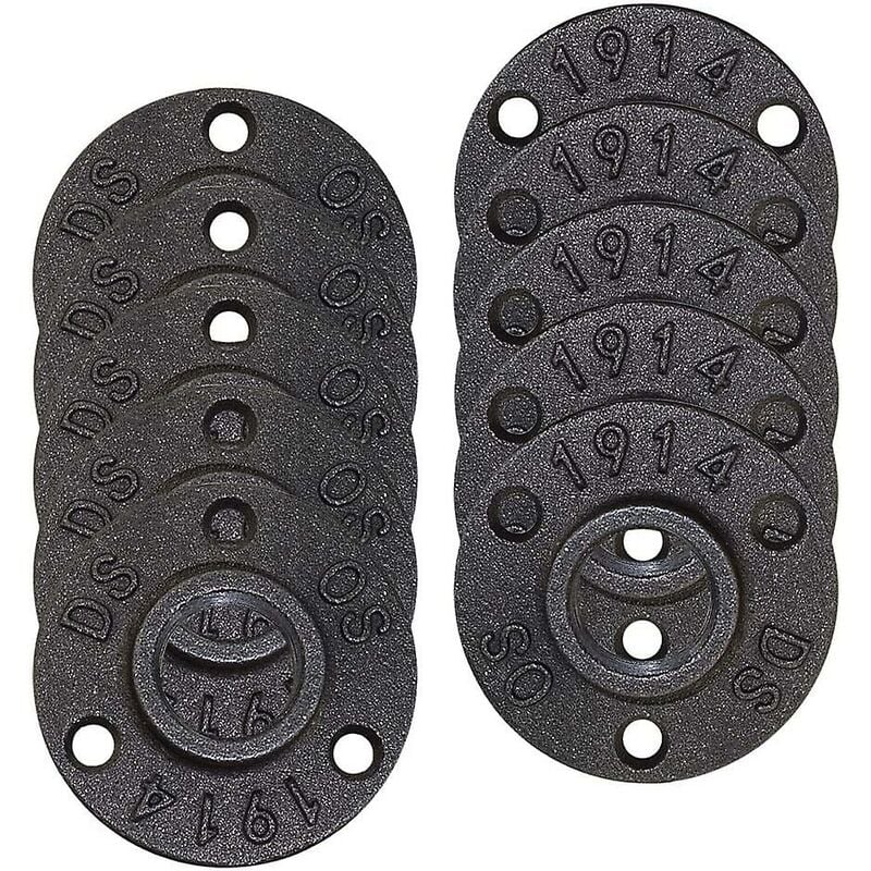 10pcs 1/2-Zoll-Bodenbrautrohr, industrielle Eisen schwarze Rohrflansche DIY Möbeldekoration | 09072937669330 10pcs 1/2-Zoll-Bodenbrautrohr, industrielle Eisen schwarze Rohrflansche DIY Möbeldekoration | 09072937669330