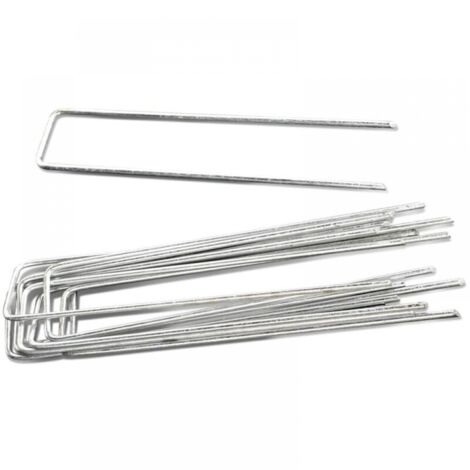 10pcs 15cm U Shape Drip Irrigation Pipe Mulch Support Grass Resistant Fabric