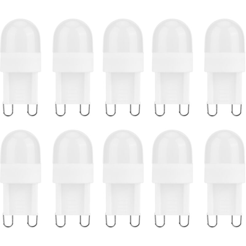 10PCS 1.5W G9 Base led Ampoules Petite Ampoule à Base BiPin Pour Lustre Éclairage Intérieur