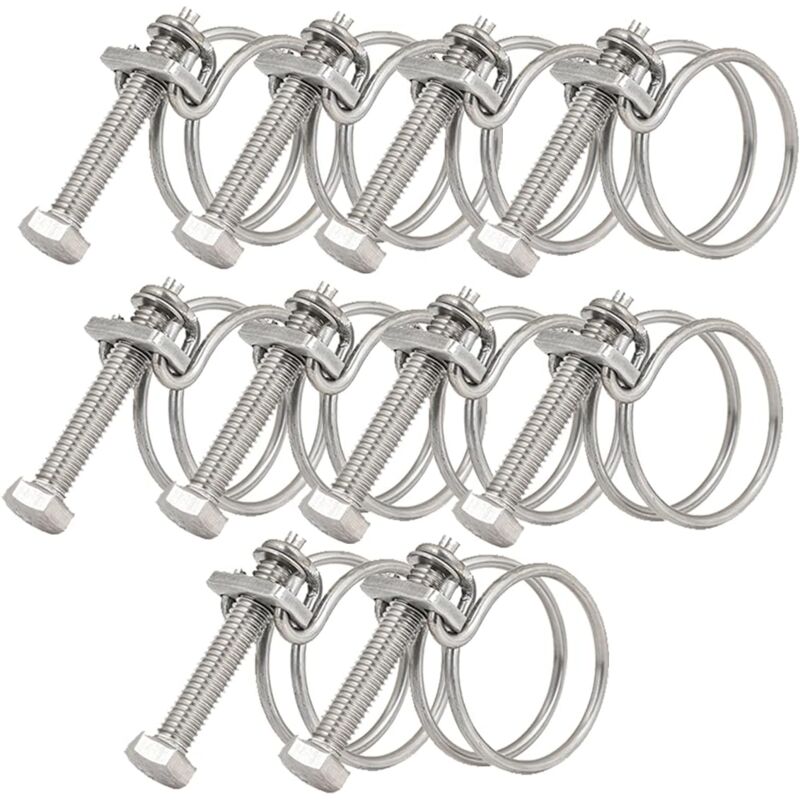 Image of Cyslmuk - 10Pcs 36-40mm Double Wire&hellip;