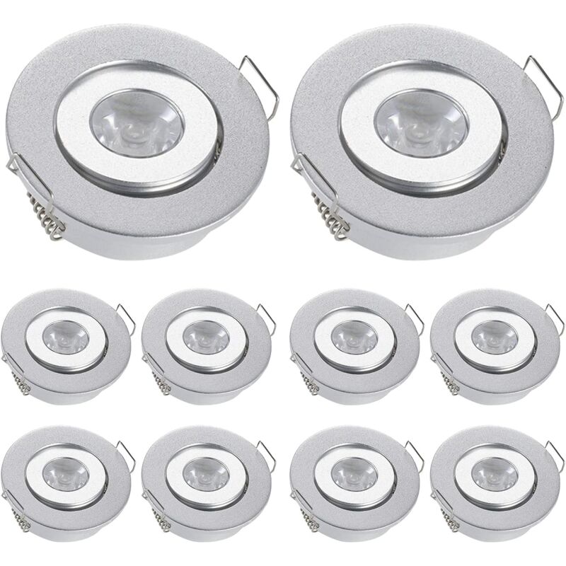 Image of 10pcs 3W Mini Recessed LED Spotlights&hellip;