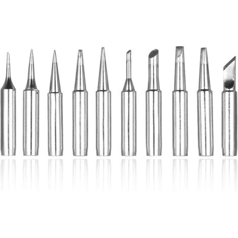 10pcs 900M Remplacement Pointes de Fer à Souder Kit Pannes à Souder Pour Hakko, Radio Shack, TENMA, ATTEN, rapide, Aoyue, Yihua Station de Soudure