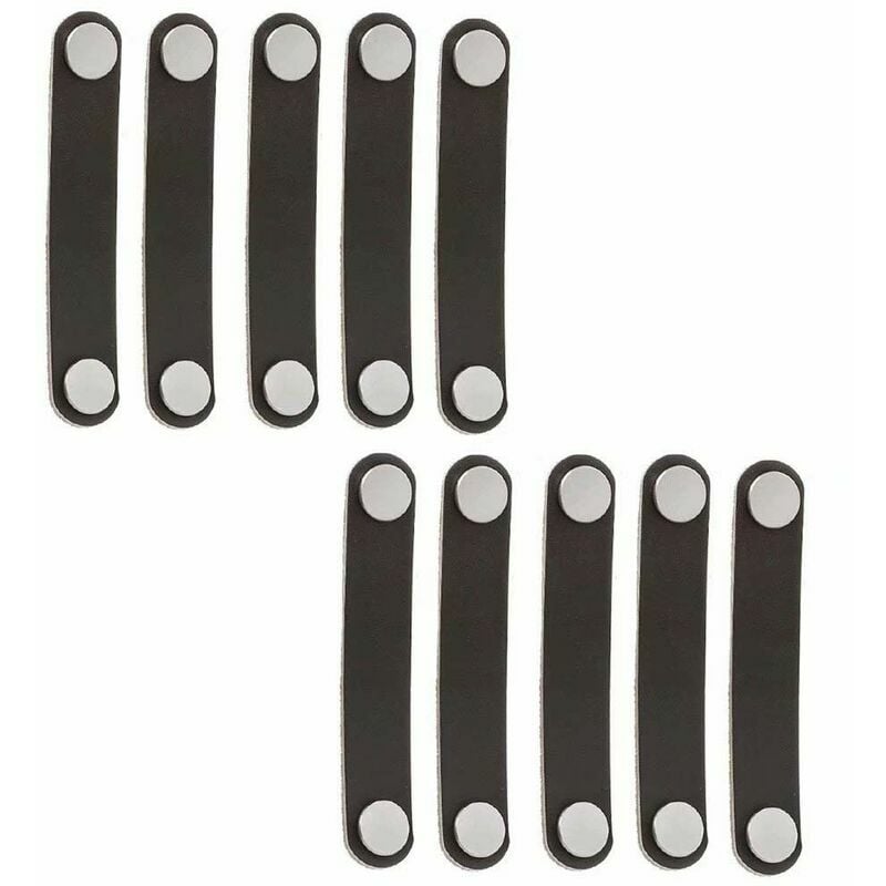 10pcs 96mm Retro Leather Drawer Door Handles / Knobs / Handles / For Wardrobe Closet Briefcase Suitcase Wine Cabinet Wood Box Gift Box Shoe Box