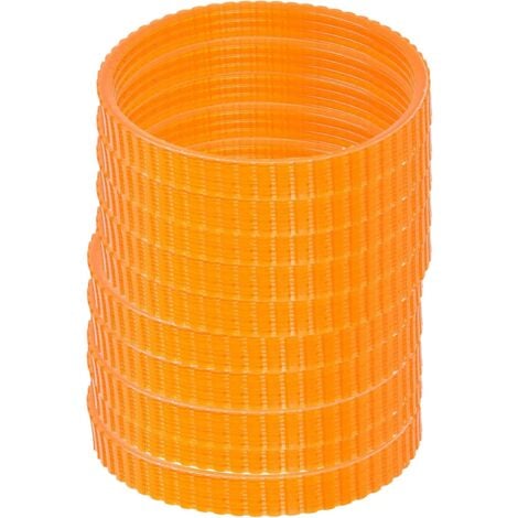 MEMKEY 10pcs 9.6mm Width Polyurethane Electric Planer Drive Belt for 1900B (Orange)