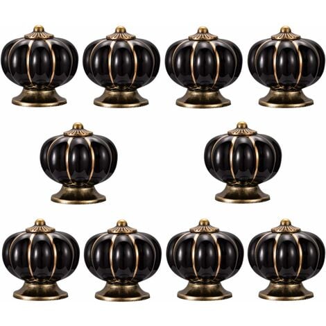 Cabinet knobs black