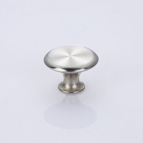 10PCS argent Tiroir de Porte Poignée. 30mm Bouton de Meubles. Unique Trou Rond Boutons de Tiroir. Boutons de Porte. Poignées de Meuble pour Placard Armoire Cuisine. Chambre d'enfant