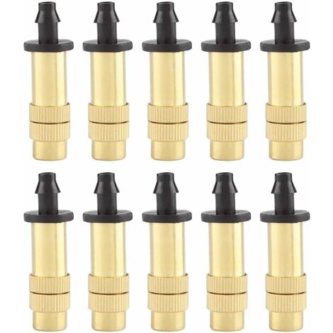 10pcs Arroseur, arrosoir réglable en cuivre pour arroseur en cuivre，Irisfr