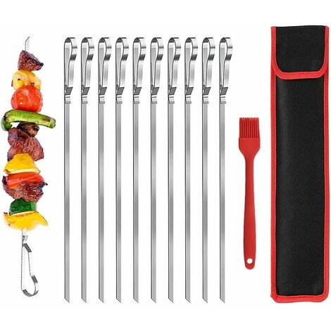 GENERICO Juego Utensilios de cocina silicona con madera 10 pcs Negro