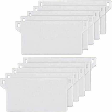 10pcs Californian Blind Weight Plate Vertical Blinds Weight Plate Vertical Blind Slat 127mm White Replacement Part
