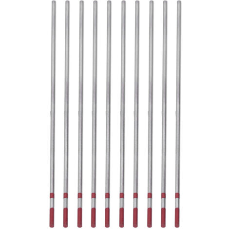 10PCS Cerium Tungsten Electrodes Kit 150mm Argon Arc Welding Tip for Industry Mechanical Maintenance2.4mm / 0.09in