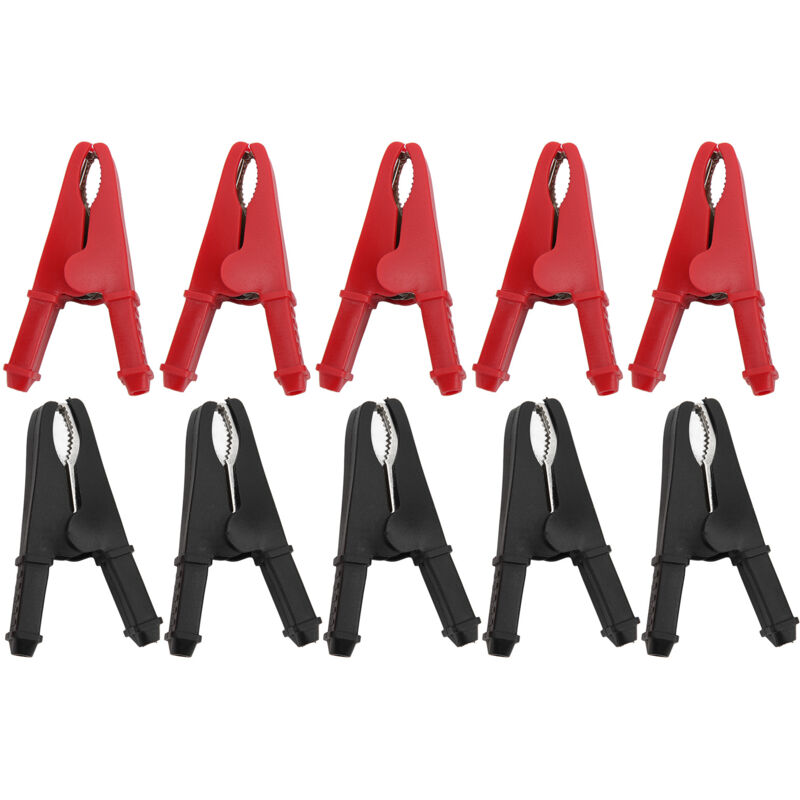 Ineasicer - 10pcs Clip de test électrique Bonne conductivité électrique Résistance à la corrosion Accessoires de test de puissance 30A 1000V