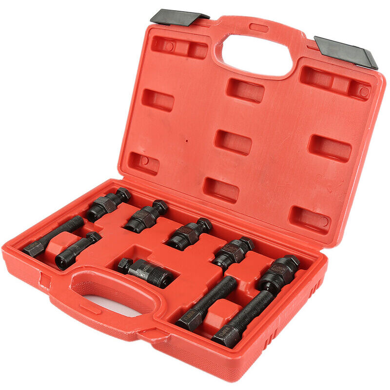 Coffret Extracteur de Volant Moteur 30x6.5x23cm - Kit 10 Pièces - Outil de Réparation Automobile - Extracteur de Volant pour Voitures et Motos