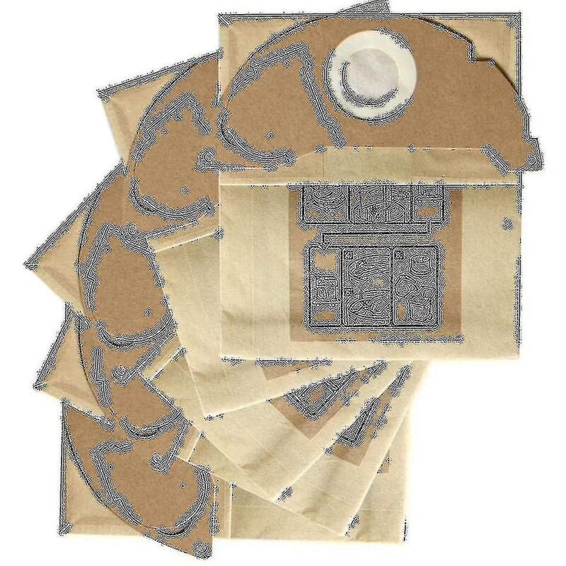Lot de 10 sacs à poussière pour aspirateur Karcher D2250/a2004/a2054/mv2