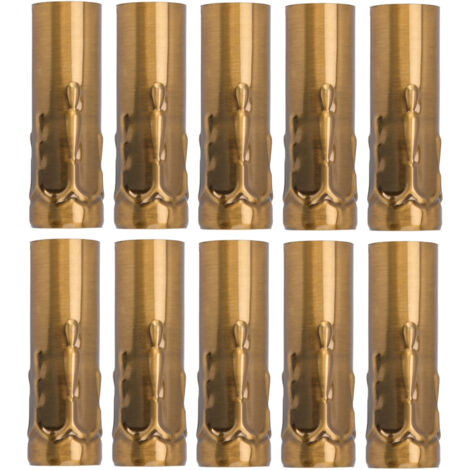 10pcs E14 Tube métal
