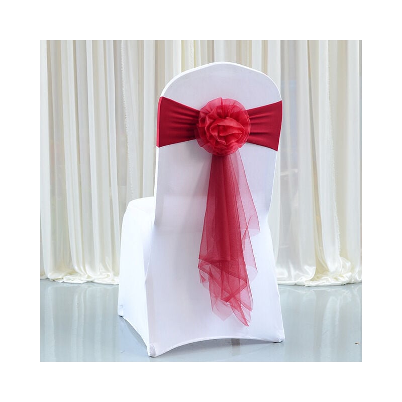 10Pcs Elastische Burgund Stuhl Schärpen Hochzeit Stuhl Dekorationen Bogen Blume Knoten Abdeckung Für Party bankett Hotel Dekoration | 04537368944005 10Pcs Elastische Burgund Stuhl Schärpen Hochzeit Stuhl Dekorationen Bogen Blume Knoten Abdeckung Für Party bankett Hotel Dekoration | 04537368944005