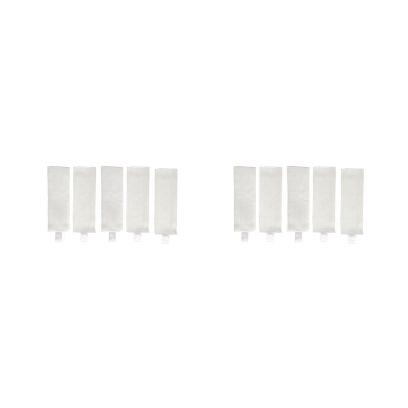 10Pcs Faser Reinigung Pads Mopp Pad Für Karcher SC1 SC2 SC3 SC4 SC5 SV7 Dampf Wischen Pad Reiniger Ersatz zubehör,White | 04537369535165