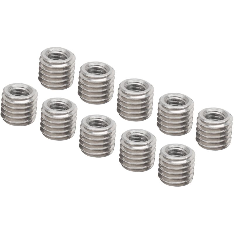 10Pcs Filet Inserts Mâle Femelle Ecrou Réducteur Acier Inoxydable Outil de Réparation Fixation
