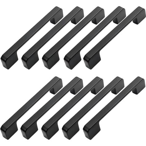 10pcs furniture handle center distance 96mm-black kitchen door handle furniture bar handle black kitchen handle 96mm