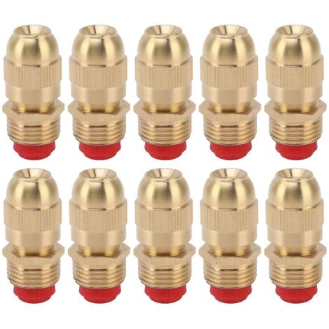10Pcs G1/2 Male Thread Sprinkler Nozzle Garden Irrigation Water Spray Head Adjustable Watering Sprayer Nozzle Small Body