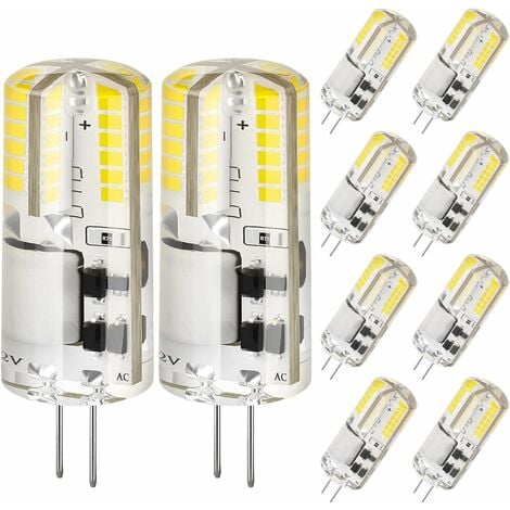 Ampoule G4 blanc froid, 12 LED longitudinales Ø30.5