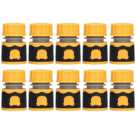 10Pcs Garden Quick Connector G1/2 Garden Faucet Water Hose Pipe Plastic Connector Quick Connect Garden Hose Fittings