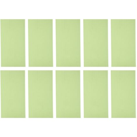 10Pcs Green Plastic Beekeeping Honey Sheet Beeswax Beehive Foundation Beekeeping Supplies