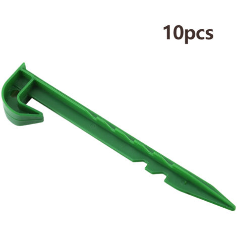 10pcs Greenhouse Bracket Insect Proof Net Fixing Pegs Plastic Piles Fixed Accessories