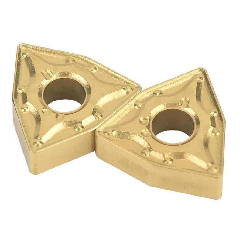Image of 10PCS Hartmetalleinsatz Klinge Beschichtete Hartmetall CNC Dreheinsätze Drehmaschine Drehwerkzeug