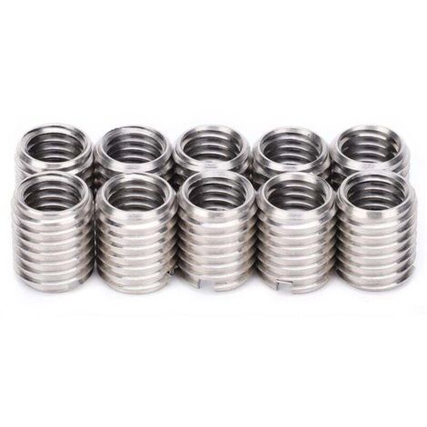 10pcs inner M8 1.25 outer M10 1.5 length 12MM bottom hole 9.0MM MUMU