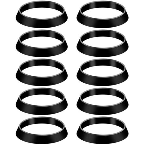 10pcs Joint Conique, Joint de Tuyau d'Évacuation Rondelles de Joint Conique pour Tuyau d'Évacuation de 1 1/2 Pouce Siphon Anti-Odeurs d'Évier Diamètre Intérieur 38mm Diamètre Extérieur 43mm
