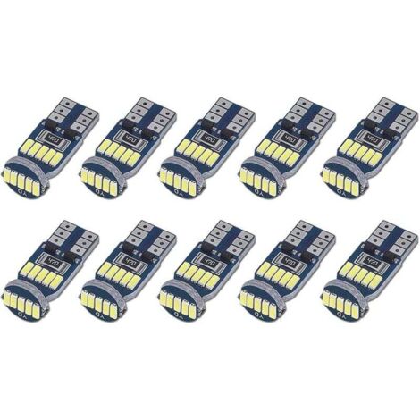 10pcs lampes de lecture lumineuses pour éclairage intérieur, éclairage de coffre, éclairage de plaque d'immatriculation