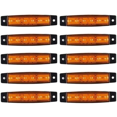 10PCS LED Truck Position Lights, Side Marker Lights, DC 12V LED Side Position Lights, Truck Accessories for Buses, Trucks, and Trailers