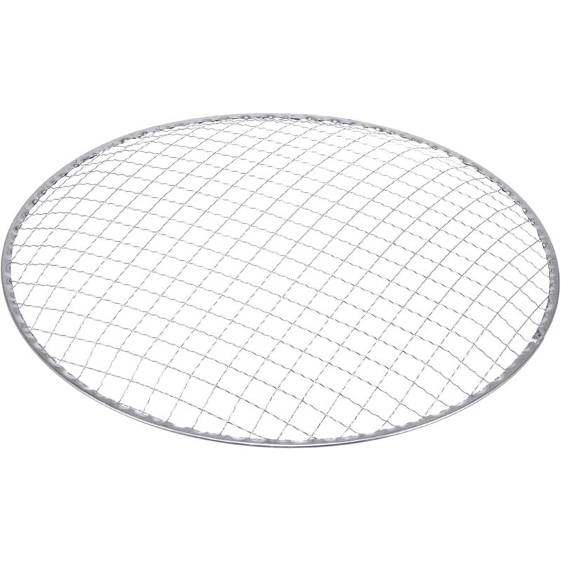 10pcs Maille de barbecue commerciale de 295mm, acier inoxydable, maille de cuisson antiadhésive pour la maison