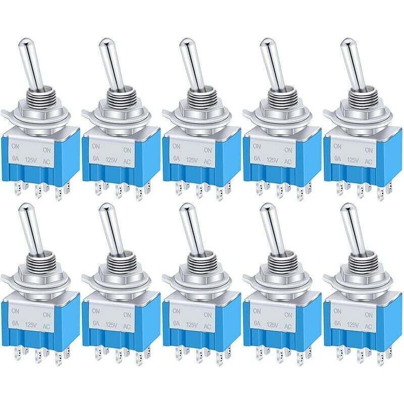 Image of 10pcs Mini Toggle Switch on/off/on 6&hellip;