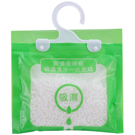 10Pcs Moisture Absorber Hanging Dehumidifier Pack Drying Desiccant for Home Closet Office 80g / 2.82oz