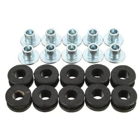 10pcs Moto Caoutchouc oeillet Boulon pour Honda/Yamaha/Suzuki/Kawasaki Fairings