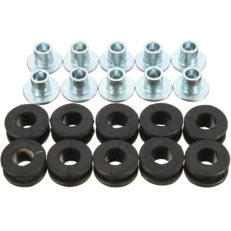 10pcs Moto Caoutchouc oeillet Boulon pour Honda/Yamaha/Suzuki/Kawasaki Fairings