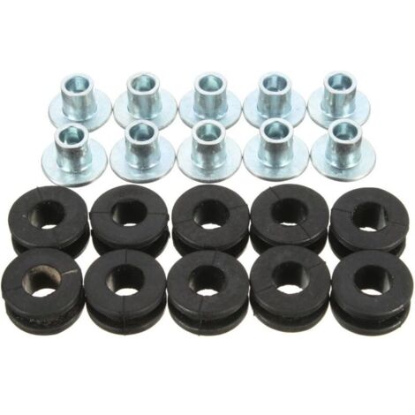 10pcs Moto Caoutchouc oeillet Boulon pour Honda/Yamaha/Suzuki/Kawasaki Fairings