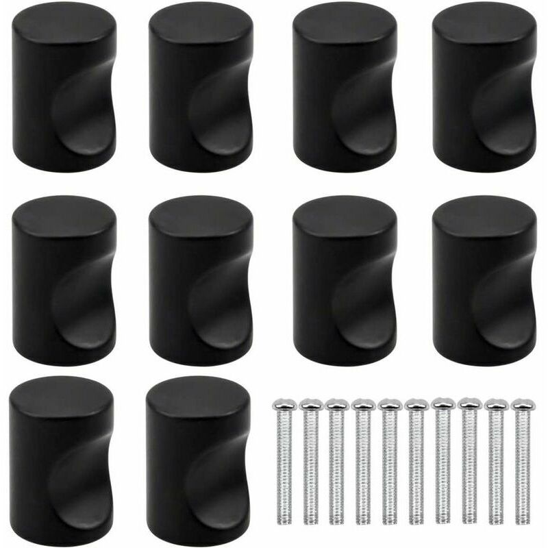 Ayyqh - 10PCS Nero Maniglia per Porta del