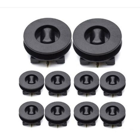 10pcs Noir Clip Tapis Voiture, Support De Tapis Voiture Pour Tapis Voiture Clips Fixation Antidrapants Pour Tapis Voiture,fixation En Plastique De