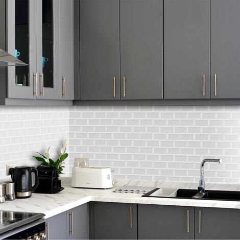 10Pcs Peel and Stick 1.2mm Backsplash Tiles