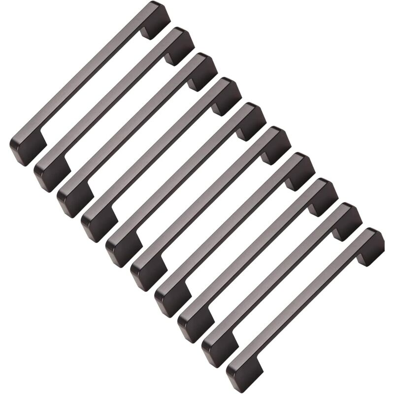 10pcs Poignée Meuble Entraxe 224mm-Poignée Porte Cuisine Noire Poignee Barre Meuble Poignee De Cuisine Noire 224mm - Aiducho 10pcs Poignée Meuble Entraxe 224mm-Poignée Porte Cuisine Noire Poignee Barre Meuble Poignee De Cuisine Noire 224mm - Aiducho