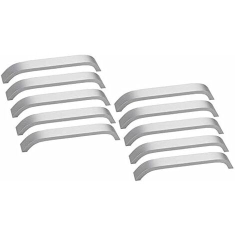 10PCS poignée meuble-poignée de meuble cuisine argent 160mm poignées de placard Cuisine Meuble Placard