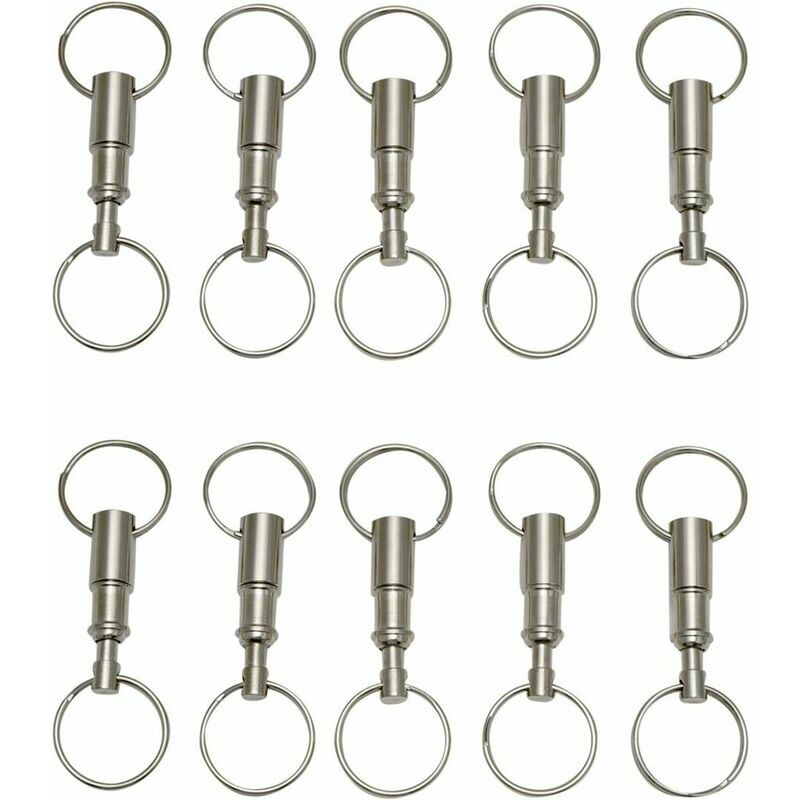 10pcs Portachiavi staccabili Portachiavi Heavy