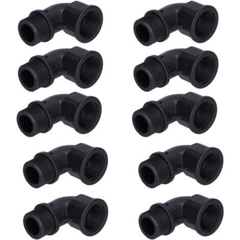 10PCS Quick Coupling Water Intake Valve Universal Rotatable Elbow Waterproof Pipe ElbowG3/4 Male Thread