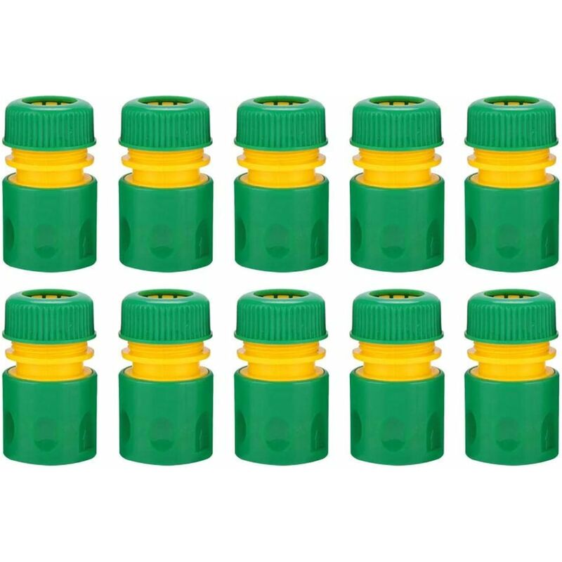 10Pcs Raccord Tuyau D'arrosage d'Arrosage Tuyau Raccord Rapide Adapte 1/2 Eau du Robinet de Jardin Tuyau Connecteurs Rapides Irrigations Filetage
