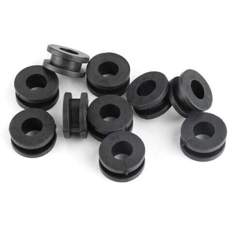 10pcs Rondelles en Caoutchouc de Moto, Rondelles de Carnage de Moto, Rondelles de Carnage en Caoutchouc de Moto A
