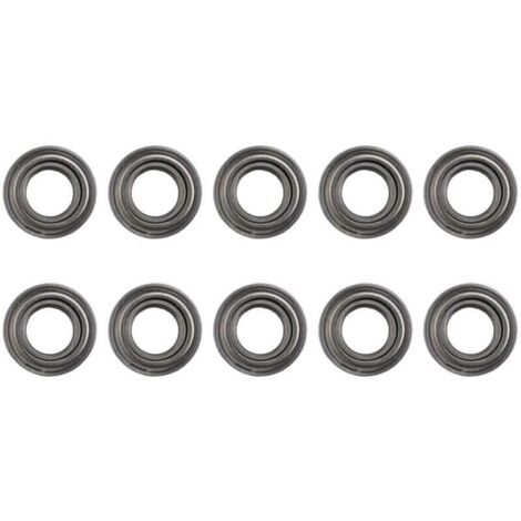 10Pcs Roulement À Billes Radial Métrique Protégé Par Métal Scellé Caoutchouc Miniature, Mr126 Zz 6 X 12 4Mm