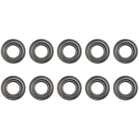 10Pcs Roulement À Billes Radial Métrique Protégé Par Métal Scellé Caoutchouc Miniature, Mr126 Zz 6 X 12 4Mm
