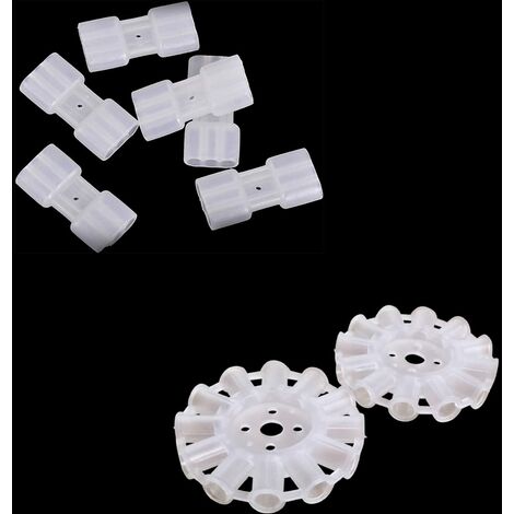 10pcs Round and 10pcs Square Glowsticks - Bracelets Connectors Accessories